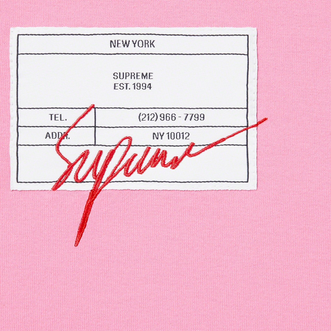 Signature Label S/S Top view 9